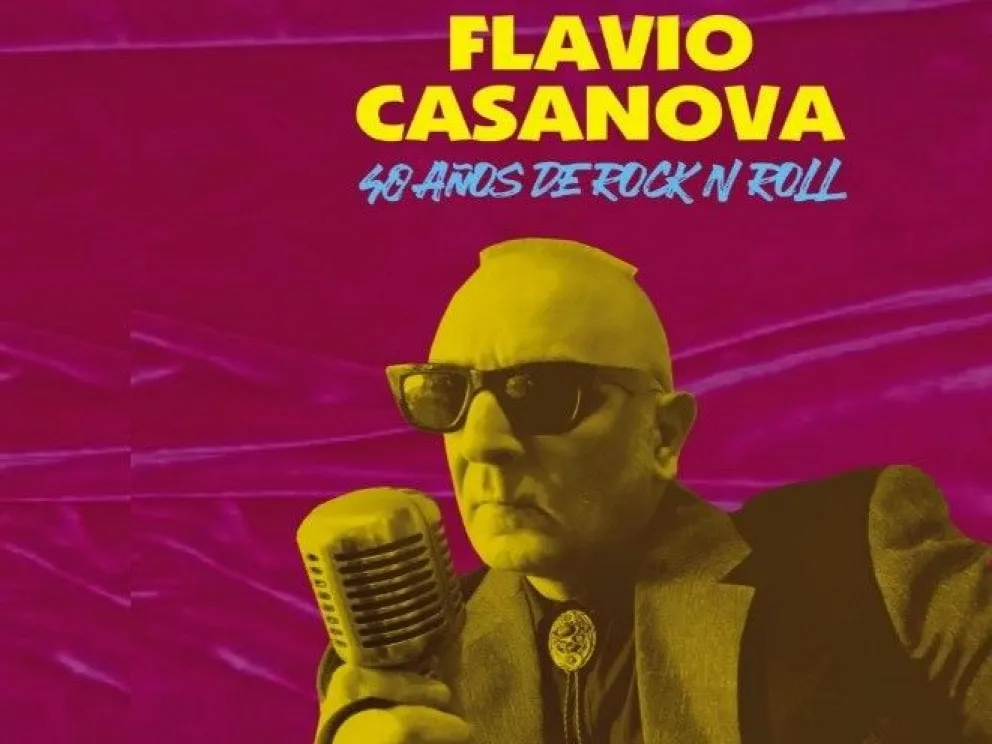 "Flavio Casanova 40 años de rock and roll", el libro