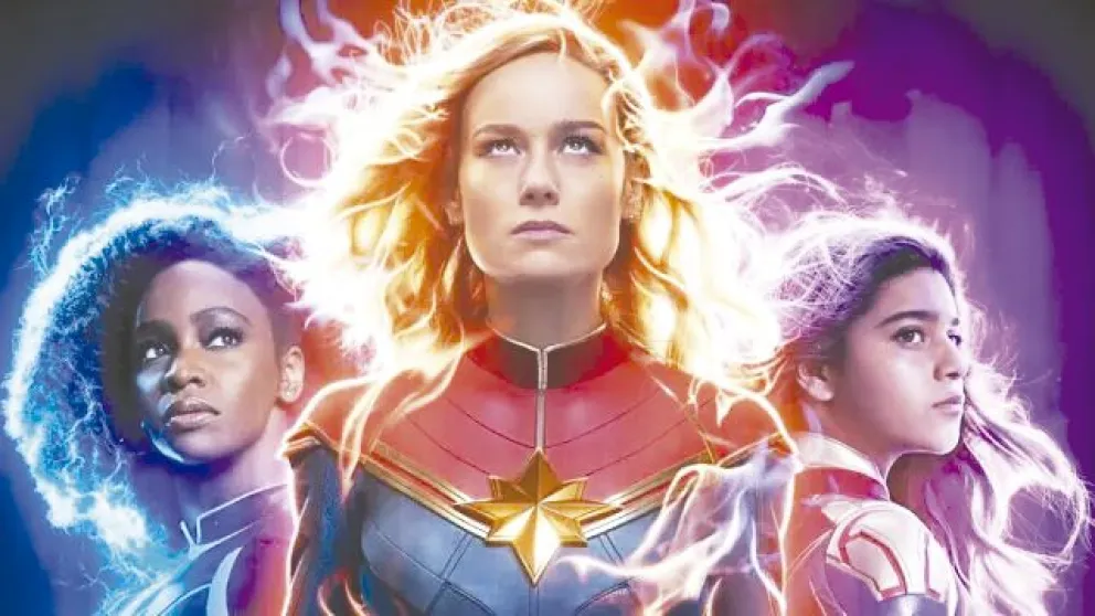 Tres heroínas se unen para salvar el cosmos en ‘The Marvels’