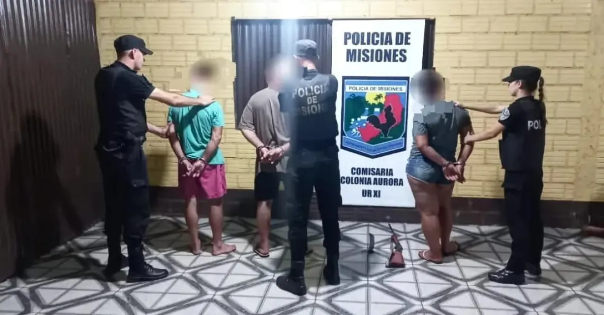 Tres detenidos por altercados y tiroteo en un bar de Colonia Aurora 