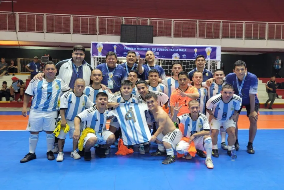 Argentina venció a Brasil y es semifinalista del Mundial de Talla Baja