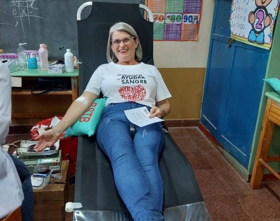 Puerto Esperanza: un centenar de vecinos dijeron 'sí' a la donación de sangre 