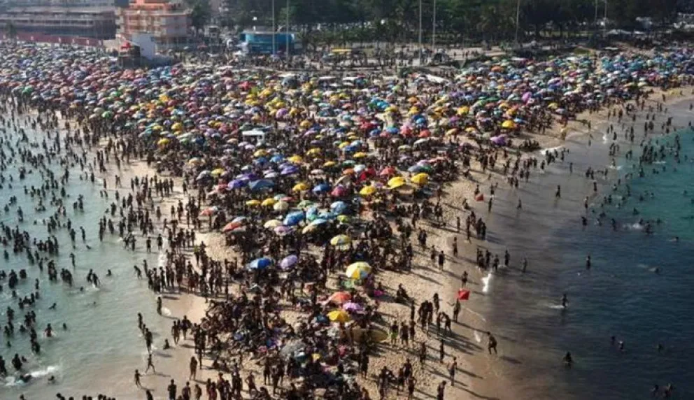 Ola de calor en Brasil con térmicas de 58,5 grados en Río de Janeiro