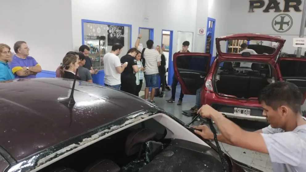 Se disparó la demanda de parabrisas tras la granizada en Posadas