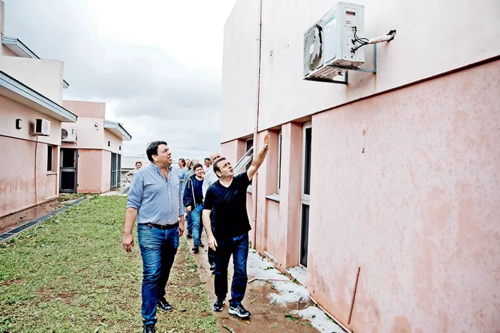 Anticipan fondos para reparar vidrios y tanques dañados en Itaembé Guazú