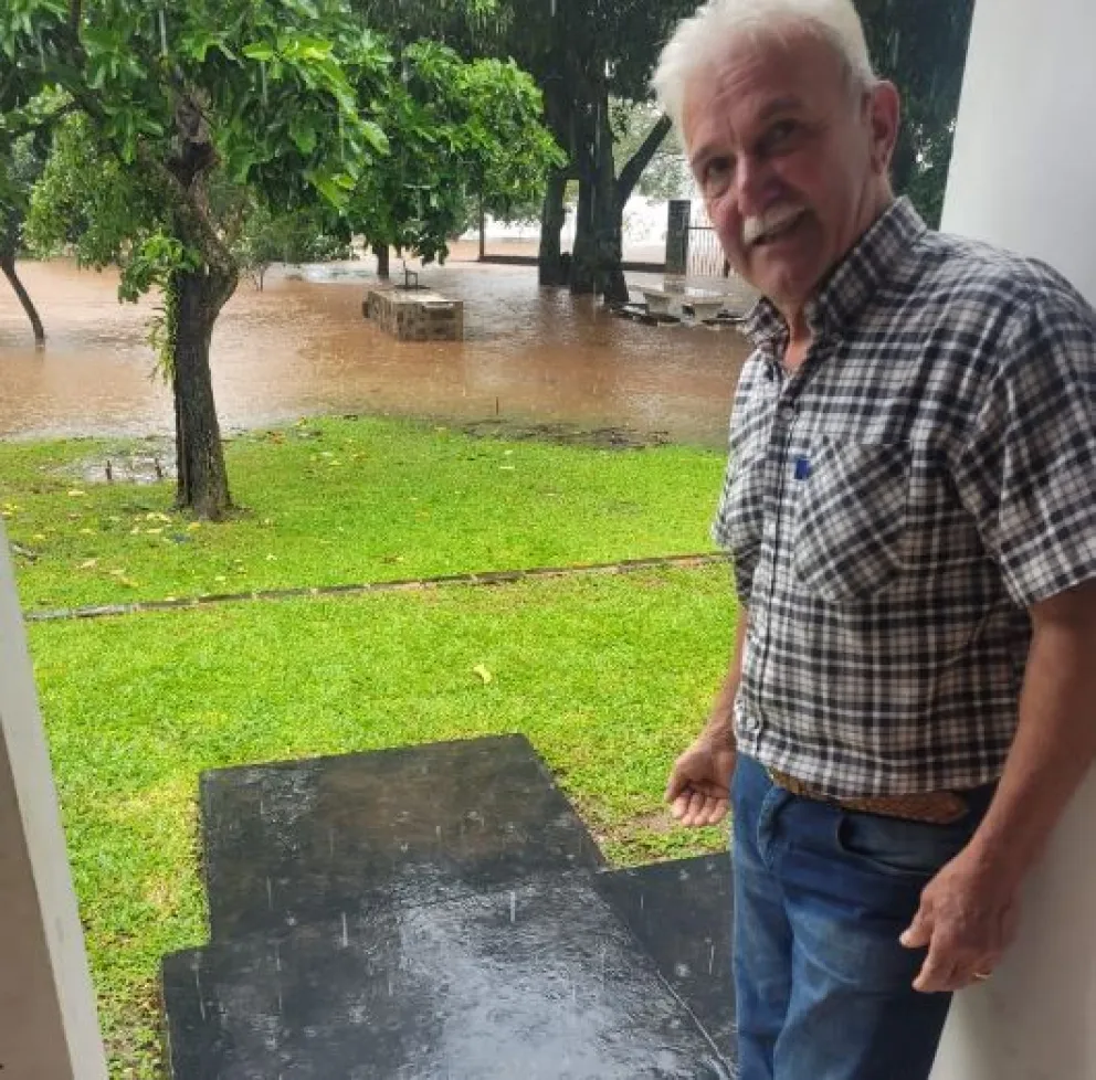 San Javier: "esperamos la ayuda de Dios para que el río baje", dijo un evacuado