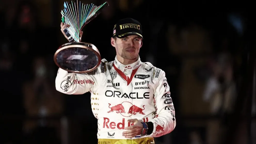 Verstappen ganó en Las Vegas y Pérez asegura el subcampeonato