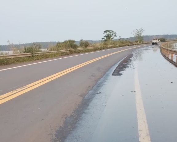 Por la crecida del río Uruguay cortan la circulación sobre la ruta N° 14 entre Virasoro y Santo Tomé