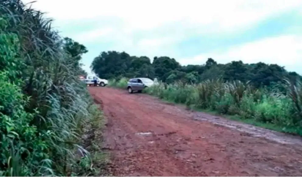 Ejecutado en un camino vecinal
