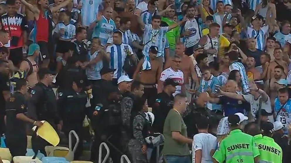 Tras la represión a hinchas argentinos, se juega el clásico sudamericano 