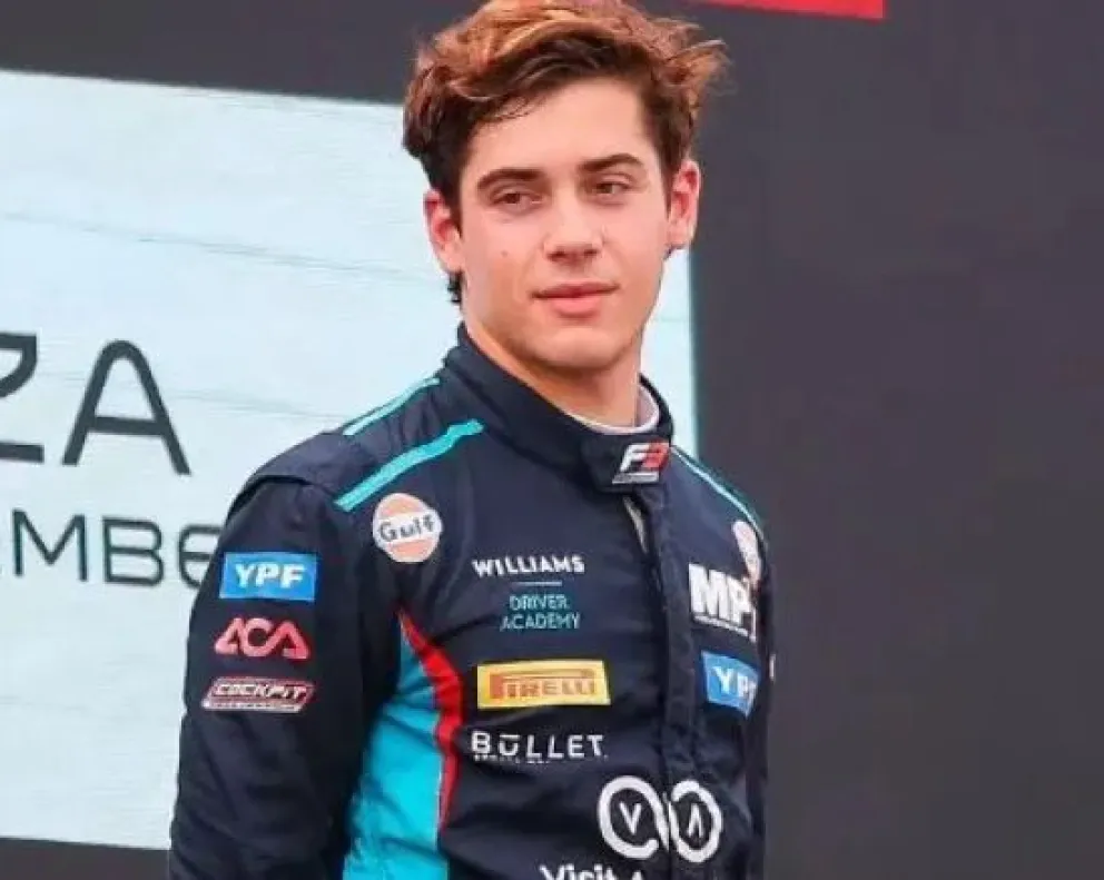 Colapinto arrancará su experiencia en la Fórmula 2 en Abu Dhabi
