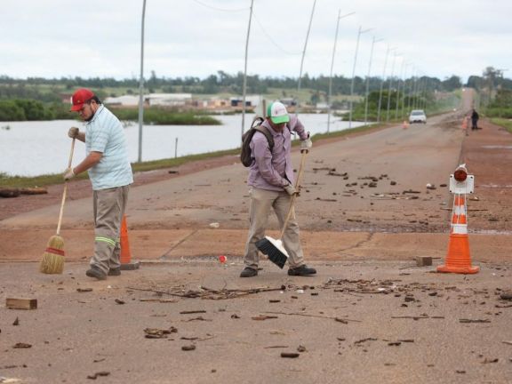 Continúa restringido el tránsito sobre Ruta Provincial 94 en Corrientes