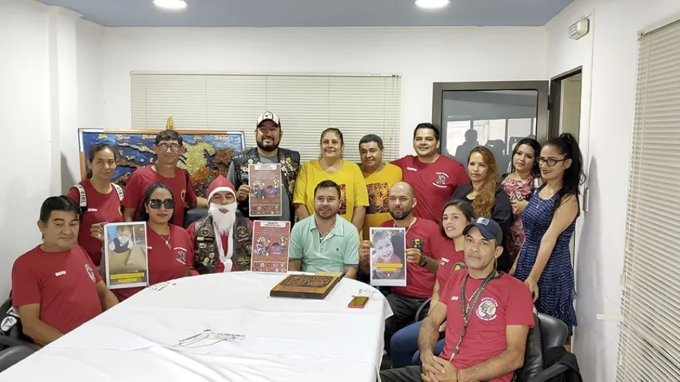 Papá Noel en dos ruedas para que la Navidad tenga marcado perfil solidario