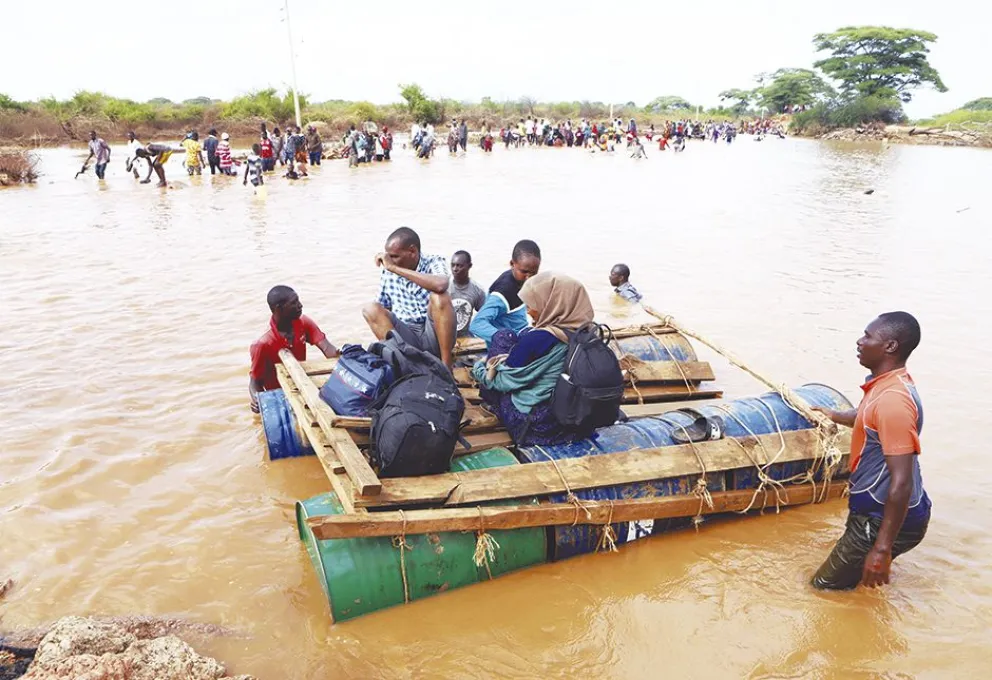 Desplazados  por el agua