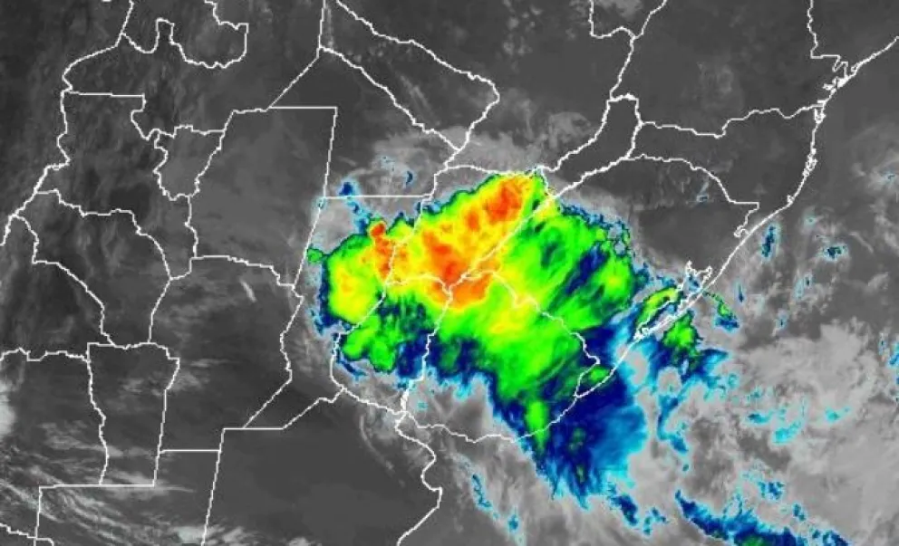 Alerta a corto plazo por tormentas fuertes con lluvias intensas para el territorio misionero