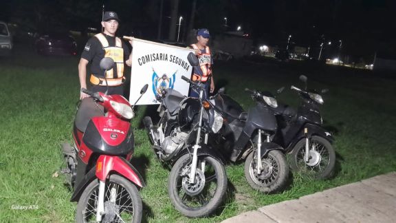 Intensos operativos en Ituzaingó: secuestran seis motos sin papeles
