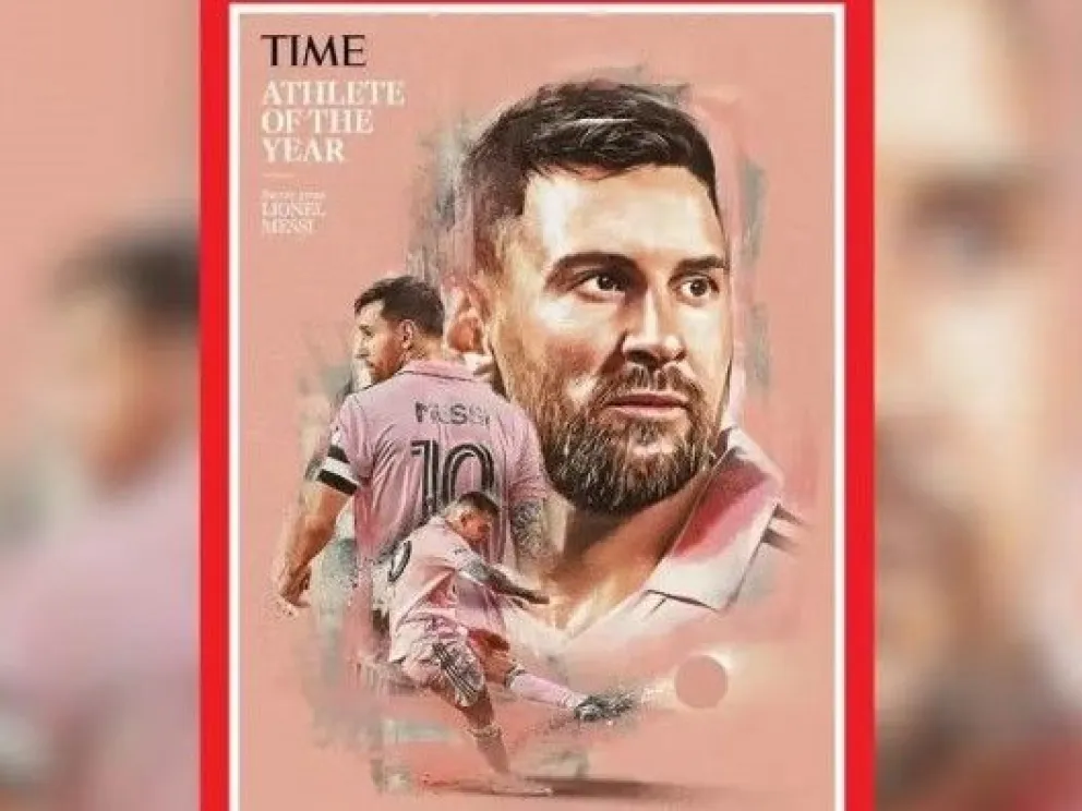  Messi fue elegido como atleta del año por la reconocida revista Time 