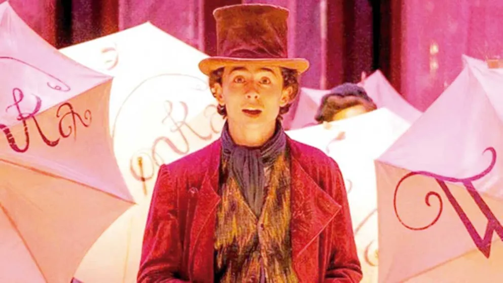 Willy Wonka prepara  sus chocolates en el cine  