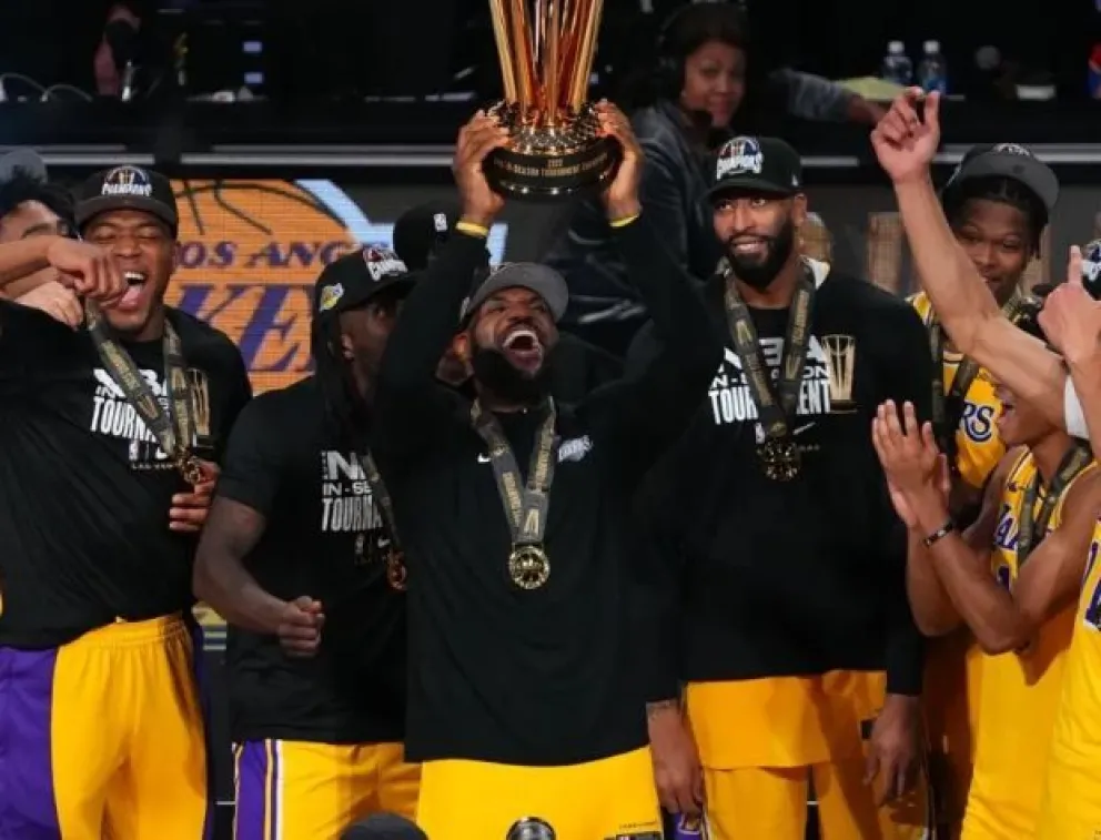 Guiados por LeBron y Davis, los Lakers fueron campeones de la Copa NBA