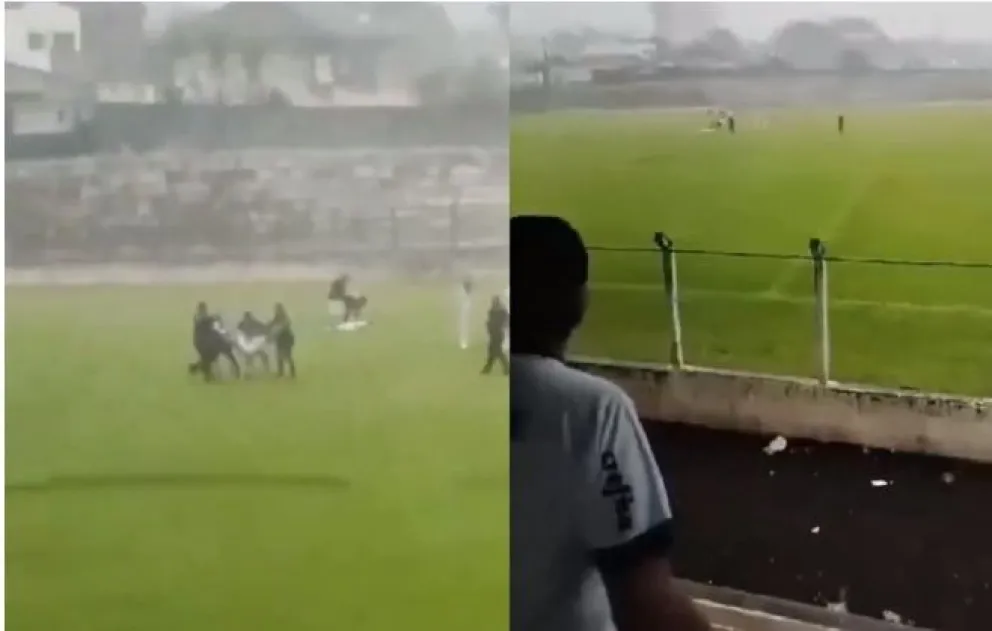 Tragedia en Brasil: murió un futbolista de 21 años tras caerle un rayo durante un partido
