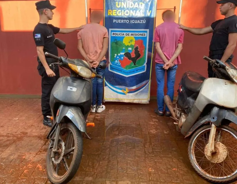 Andresito: ofrecían motos robadas en las redes sociales y fueron detenidos