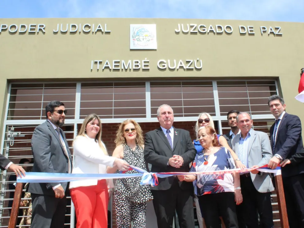 Inauguraron el juzgado de Paz de primera categoría en Itaembé Guazú