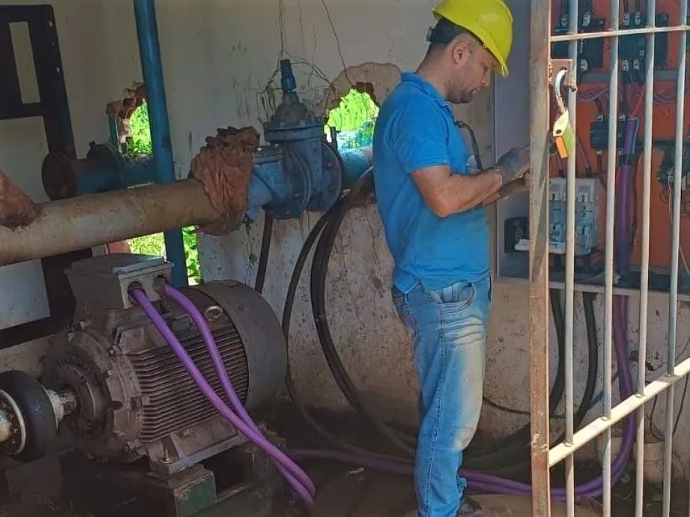 Tras reparaciones, aumentan la producción de agua potable en Iguazú