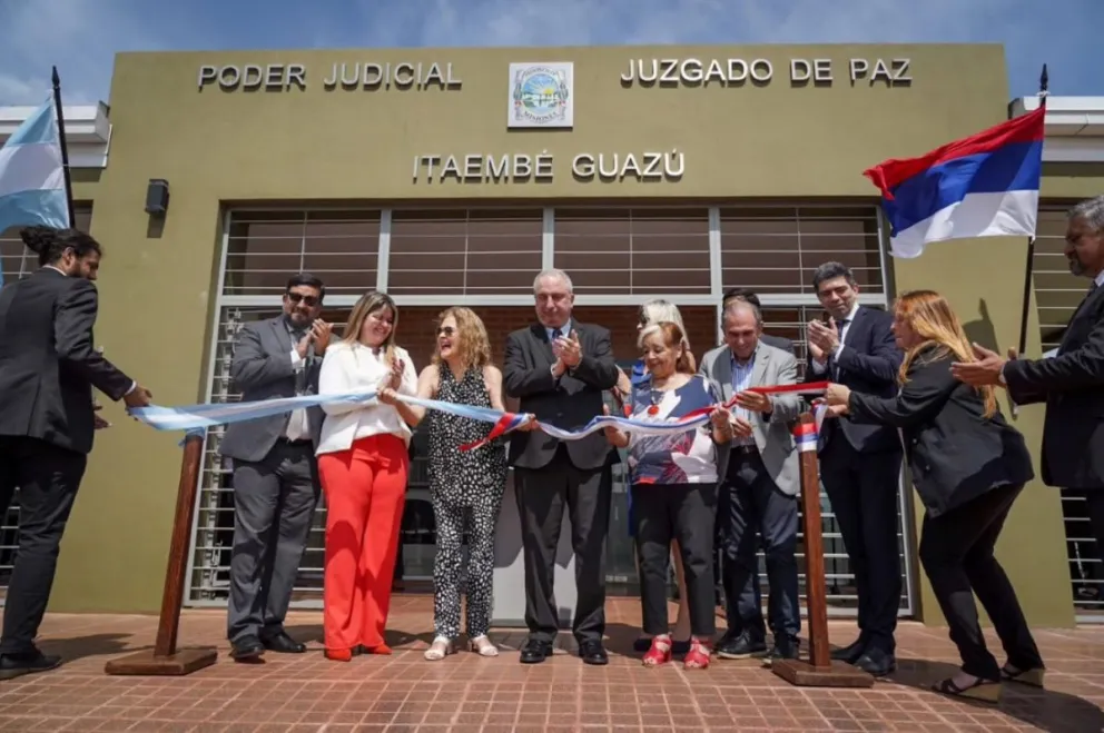 Inauguraron el Juzgado de Paz en el barrio Itaembé Guazú