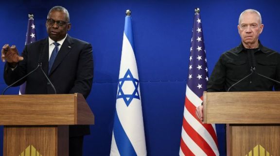 El jefe del Pentágono reafirmó el apoyo a la ofensiva contra Hamas