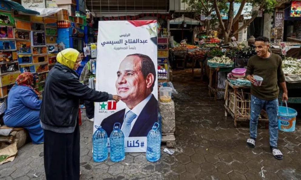 Al Sisi fue reelecto presidente de Egipto con casi el 90% de los votos