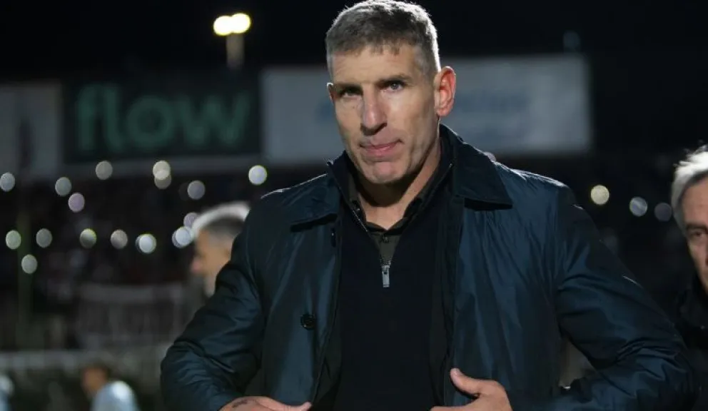 Martín Palermo no continuará como entrenador de Platense