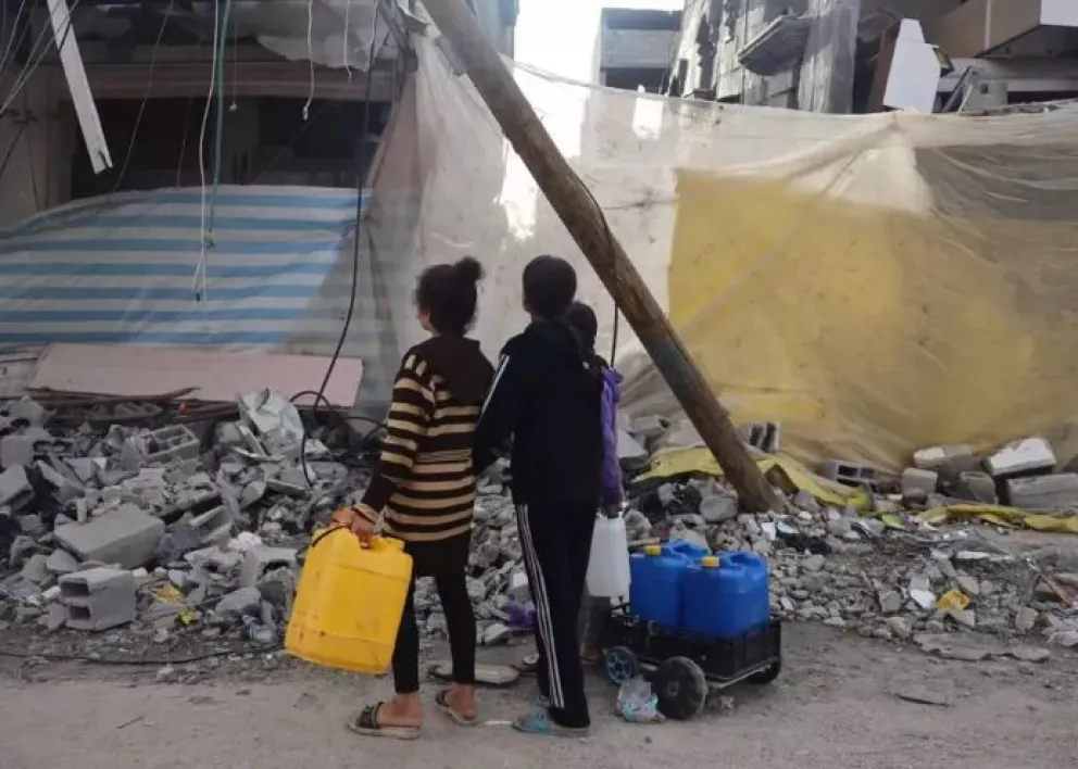 Alerta de Unicef: más niños morirán en Gaza por el colapso de los servicios de agua