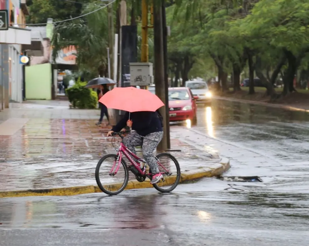 Tiempo inestable, con lluvias y tormentas dispersas hasta el domingo en Misiones 