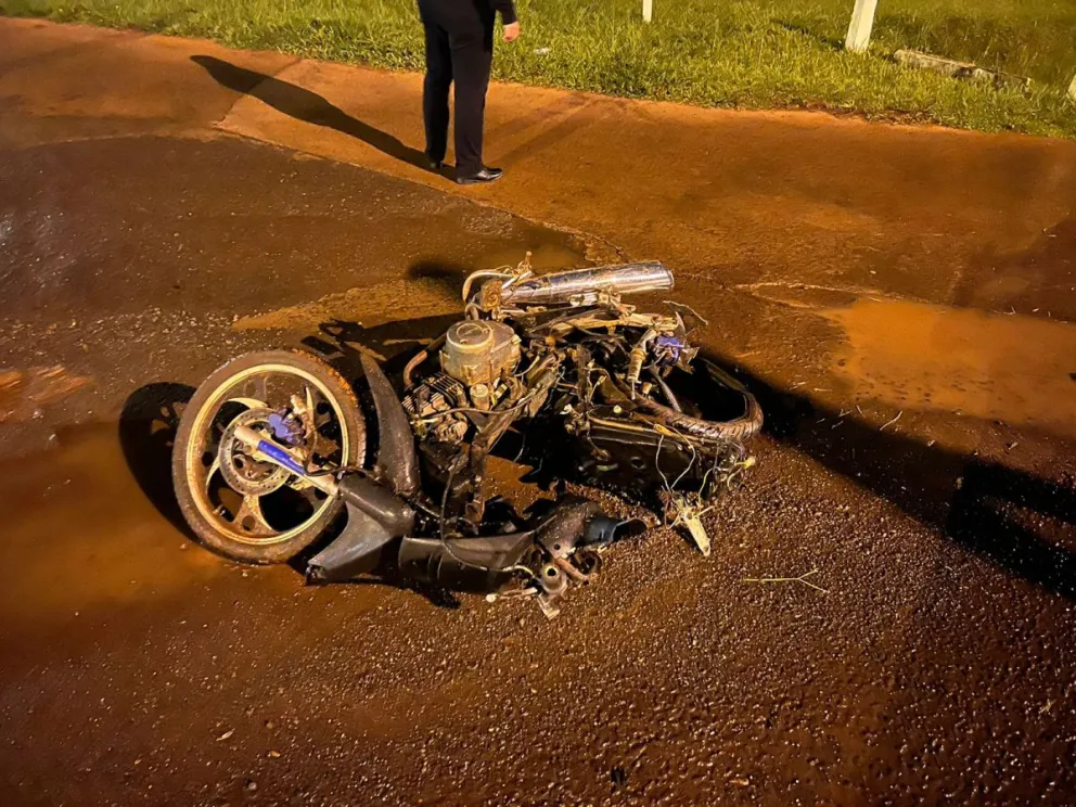 Motociclista murió luego de una colisión frontal en Puerto Iguazú 
