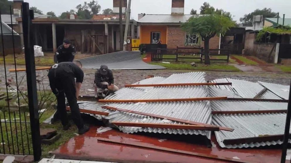 Feroz tormenta causó destrozos en al menos diez localidades misioneras