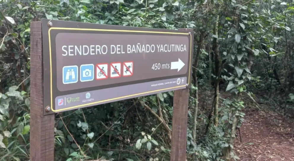 El Parque Federal Campo San Juan habilitó la ampliación del sendero Yacutinga 