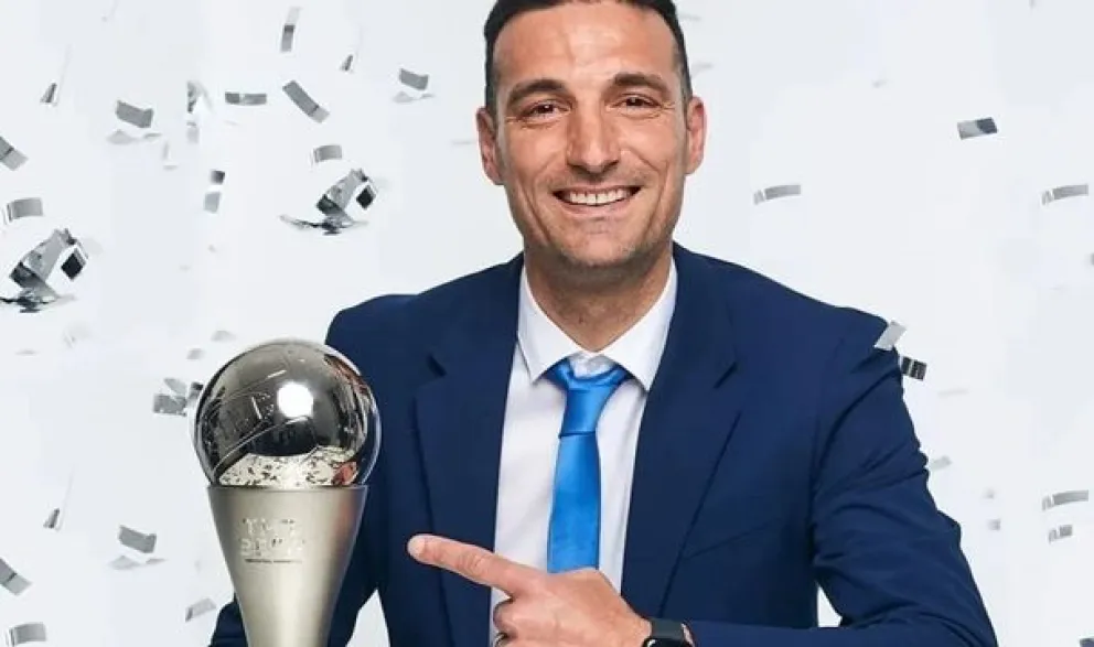 Scaloni y otro premio para la vitrina: fue elegido como el mejor DT de selecciones por segundo año al hilo