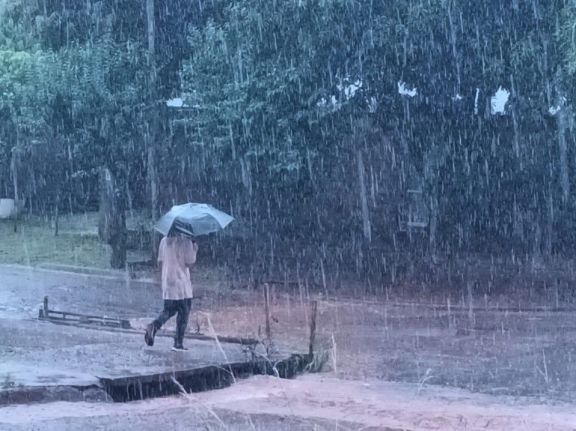Lluvia intensa en Oberá y algunos municipios de la zona Centro