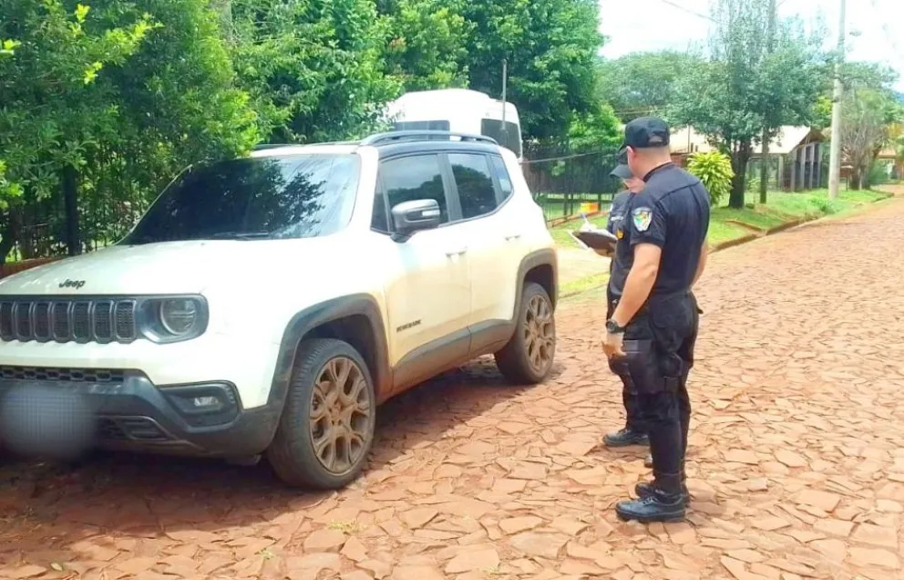 Recuperaron un vehículo de Alta Gama robado en Brasil en Wanda