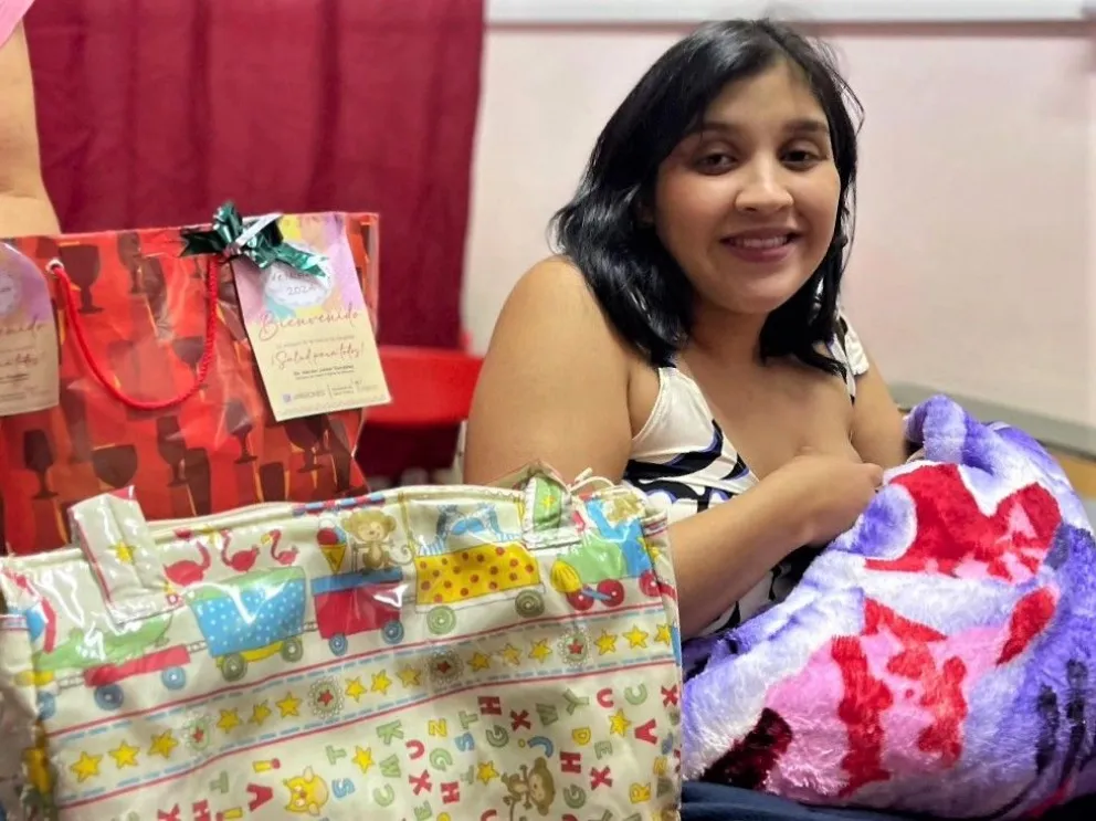 Aiona Rheynira, la primera beba del año en Misiones