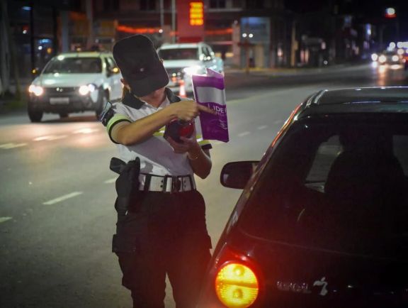 Controles policiales en la provincia detectaron 19 conductores alcoholizados 