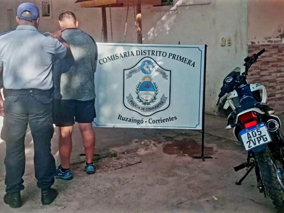 Penitenciario misionero detenido en Ituzaingó por el robo de una moto