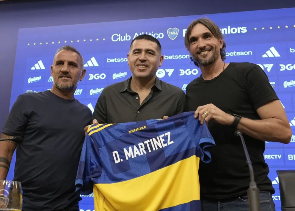 Boca presentó a Diego Martínez como nuevo entrenador: "Es el desafío más importante de mi carrera"