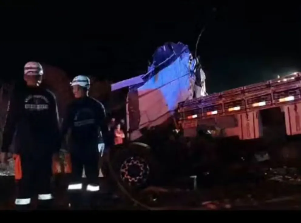 Choque un entre un camión y un colectivo deja 25 muertos en zona turística de Brasil