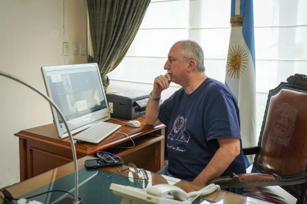 Passalacqua participó de una reunión virtual con gobernadores del Litoral 