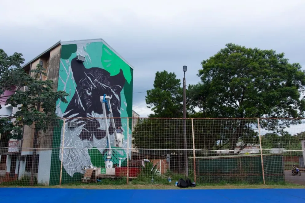 Posadas sumó un nuevo mural a sus pintorescos rincones