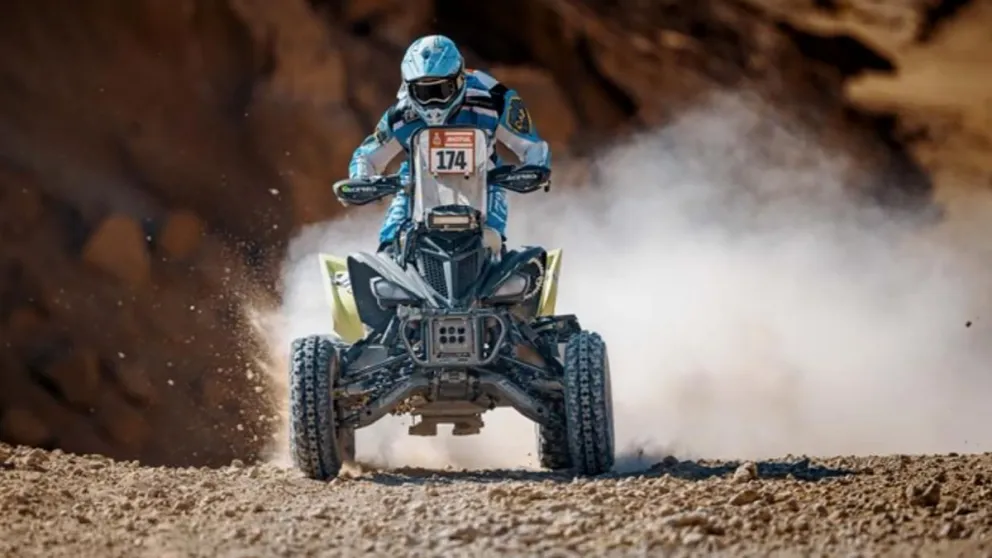 Andújar logra su tercera etapa en el Dakar 2024 y aumenta sus chances de campeón en quads