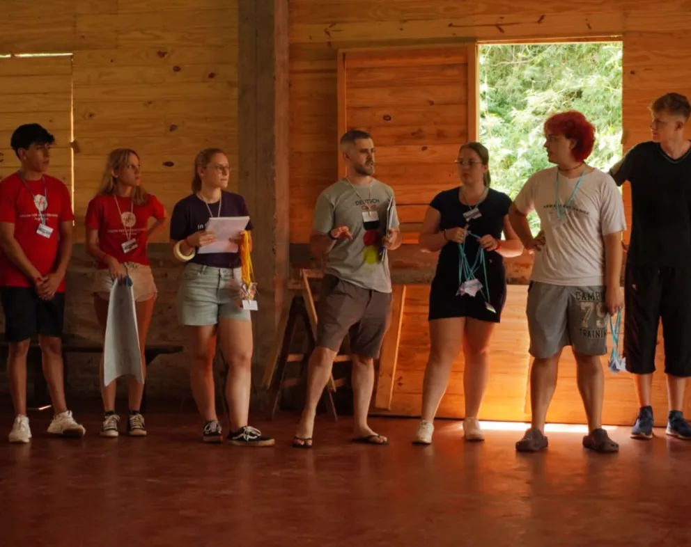 Campamento, diversión y el alemán como idioma de comunicación 