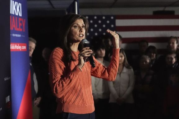Haley pide a estadounidenses frenar a Trump en la víspera de las primarias de Nueva Hampshire