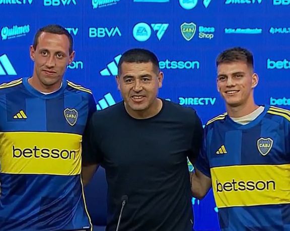 Boca presentó a sus refuerzos, Cristian Lema y Kevin Zenón 