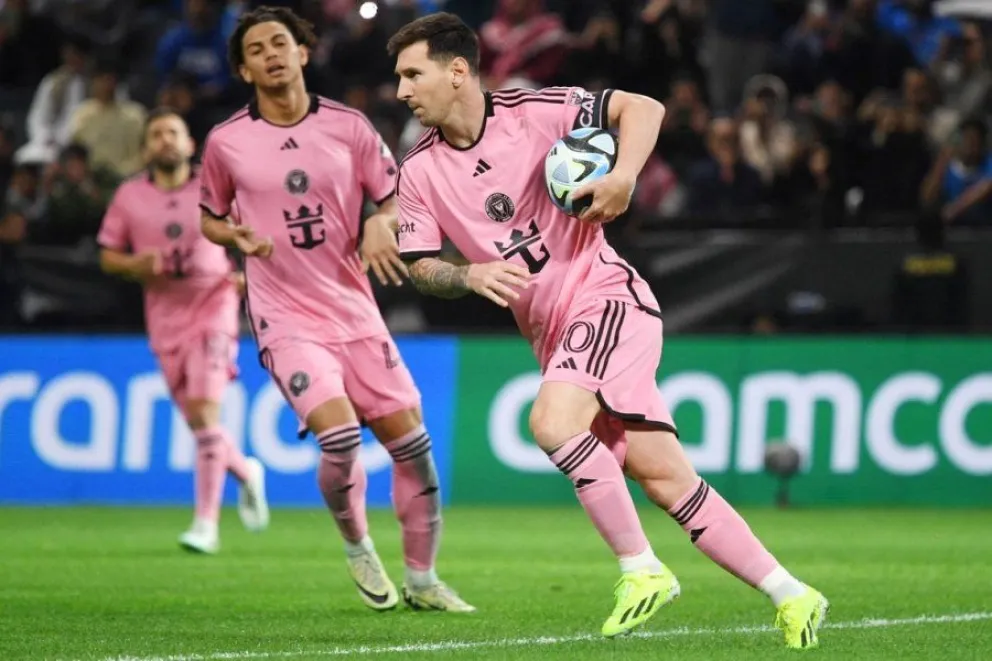Messi convirtió su primer gol del año en la derrota de Inter Miami en Arabia Saudita